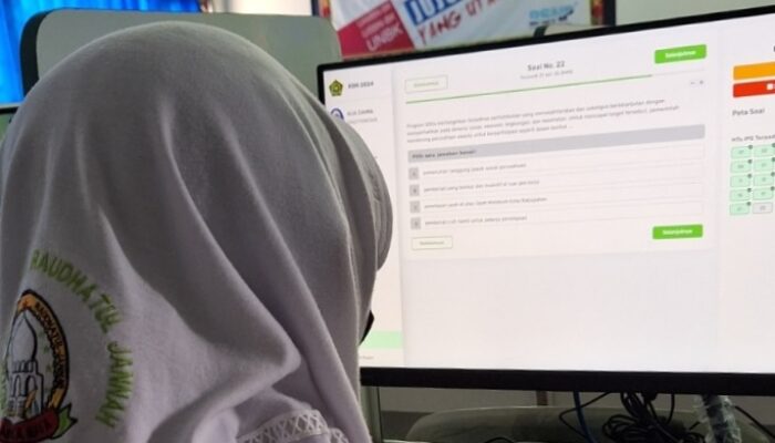 Tiga Peserta Didik MTs Raudhatul Jannah Ikuti Simulasi Kompetisi Sains Madrasah (KSM) Tingkat Kota Palangka Raya