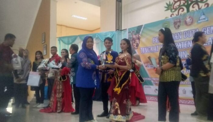 Ramadhan dan Putri Terpilih Sebagai Duta Genre 2024-2025 Tingkat Kabupaten Pulang Pisau