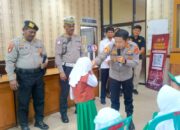 Belajar di Kantor Polisi, Siswa TK Aqidah Diajak Polsek Pahandut Pahami Hukum Sejak Dini