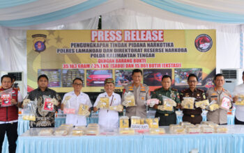 Kapolda Kalteng Tegaskan Perang Terhadap Narkoba: 35 Kg Sabu Diamankan, Dua Pelaku Ditangkap