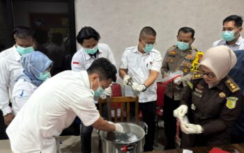 Polda Kalteng Musnahkan Lebih dari 1 Kg Sabu Hasil Pengungkapan 12 Kasus Narkotika
