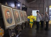 Hangatnya Kunjungan Wakapolda Kalteng di Istana Kuning, Menyapa dan Menjaga Warisan Leluhur