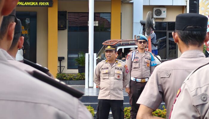 Apel Sore Jadi Momentum Evaluasi, Polresta Palangka Raya Perkuat Koordinasi Tugas Harian