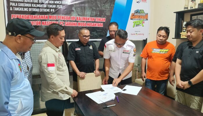 Event Nasional Offroad Hadir di Kalteng, IOF dan PT SMN Sepakati Kerja Sama