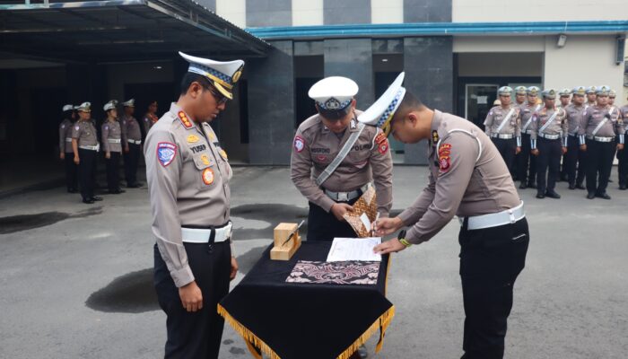 Dirlantas Polda Kalteng Tegaskan Komitmen Integritas, Pejabat Baru Diminta Perkuat Pelayanan Publik