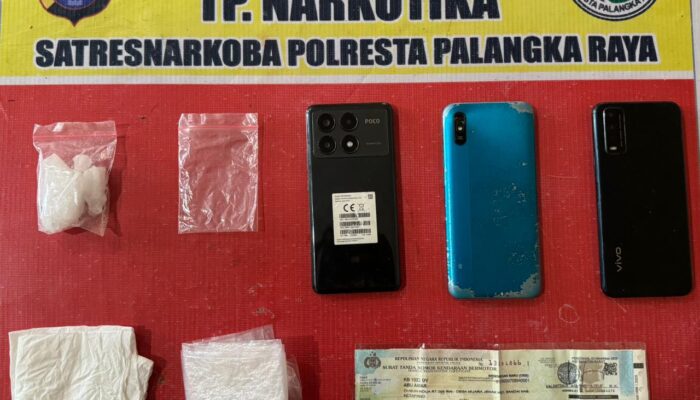 Satresnarkoba Polresta Palangka Raya Bongkar Peredaran Sabu 25,8 Gram, Tiga Pria Ditangkap