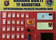 Polresta Palangka Raya Bongkar Peredaran Sabu, Dua Orang Ditangkap dengan Barang Bukti Puluhan Paket