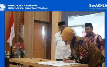 Sinergi BPN dan Kemenag Kalteng Diperkuat, Sertifikasi Tanah Wakaf Dikebut