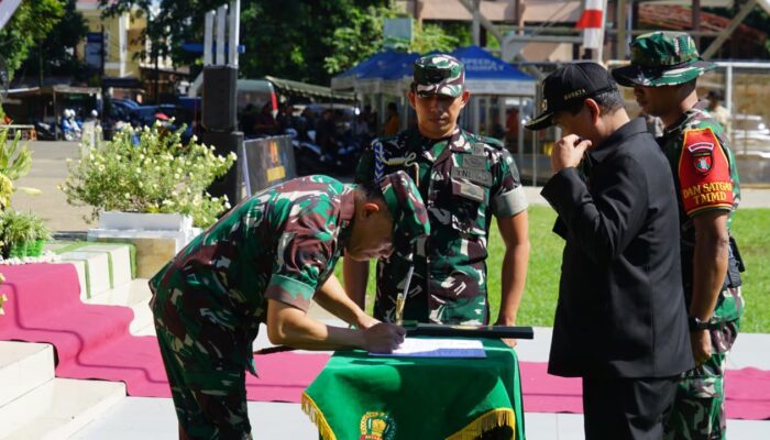 TMMD Ke-128 di HSS Berakhir, Tinggalkan Jalan Baru hingga Sarana Air Bersih untuk Warga