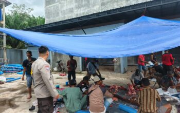 Polisi Pantau Pelaksanaan Kurban di Rakumpit, Pastikan Kegiatan Berjalan Kondusif