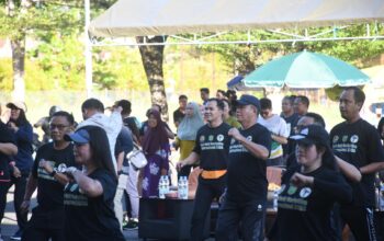 Pulang Pisau Gaungkan Perang Lawan Narkoba Lewat Senam Massal, Bupati: Mulai dari Keluarga