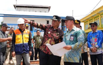 Tinjau Sejumlah Proyek Strategis, Bupati Barut Minta Pekerjaan Tak Molor