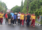 Jelang Hari Bhayangkara, Polda Kalteng Ajak Insan Pers Perkuat Sinergi Lewat Jalan Sehat