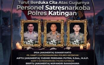 Tiga Polisi Gugur saat Gerebek Kasus Narkoba di Katingan, Kapolri Beri Kenaikan Pangkat Anumerta
