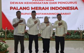 Bupati Nurhidayah Hadiri Pelantikan Pengurus PMI Kobar 2026-2031, Tekankan Penguatan Layanan Kemanusiaan