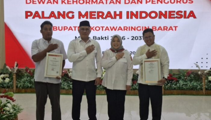 Bupati Nurhidayah Hadiri Pelantikan Pengurus PMI Kobar 2026-2031, Tekankan Penguatan Layanan Kemanusiaan