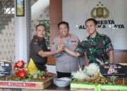 Kapolresta Palangka Raya Terima Kejutan Hari Bhayangkara dari Dandim dan Kajari