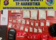 Polisi Sita 395 Gram Sabu di Palangka Raya, 2 Pria Ditangkap