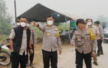 Api Padam di Permukaan, Polda Kalteng Basahi Lahan Gambut dengan X-Fire