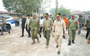 Kepala BNPB Tinjau Karhutla di Palangka Raya, Pangdam Siagakan Personel 24 Jam
